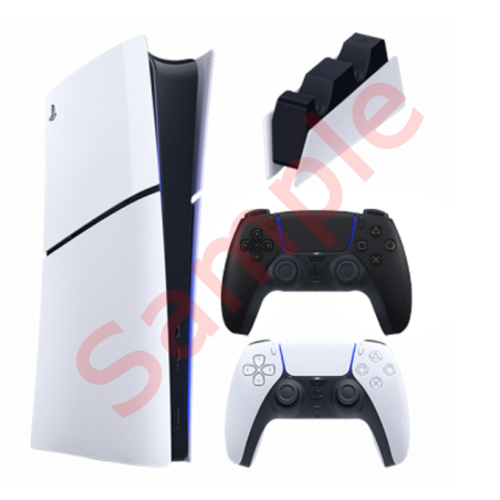 Набор Sony PlayStation 5 Slim Digital Edition 1TB White + Геймпад Беспроводной DualSense Midnight Black + Зарядное Устройство Проводной DualSense - фото 1